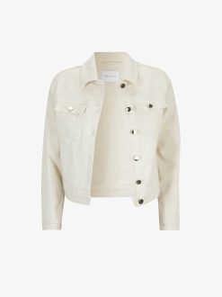 Tamaris Veste En Jean - Beige | Vestes Et Manteaux