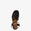 Tamaris Sandale A Talon En Cuir - Noir | Des Sandales