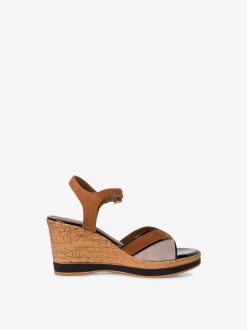 Tamaris Sandale A Talon - Marron | Des Sandales