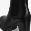 Tamaris Bottine Chelsea En Cuir - Noir | Bottines