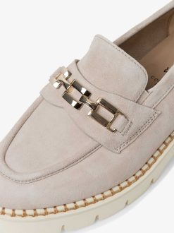 Tamaris Babouche En Cuir - Beige | Chaussures Basses Et Pantoufles