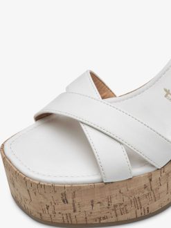 Tamaris Sandale A Talon - Blanc | Des Sandales