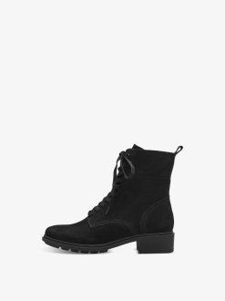 Tamaris Bottine En Cuir - Noir | Bottines