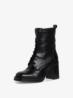 Tamaris Bottine En Cuir - Noir | Bottines