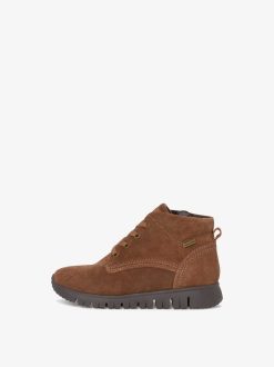 Tamaris Bottine En Cuir - Marron | Bottines