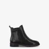 Tamaris Bottine Chelsea En Cuir - Noir | Bottines