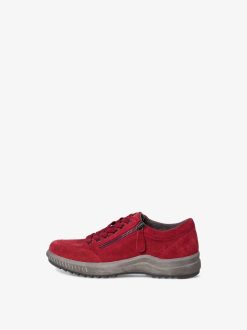 Tamaris Baskets En Cuir - Rouge | Baskets