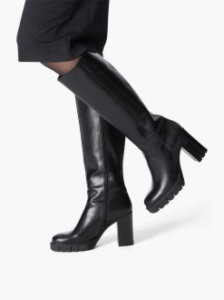 Tamaris Bottes En Cuir - Noir | Bottes