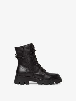 Tamaris Bottine En Cuir - Noir | Bottines