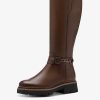 Tamaris Bottes En Cuir - Marron | Bottes