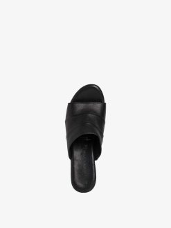 Tamaris Mule En Cuir - Noir | Mules