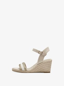 Tamaris Sandale A Talon - Beige | Des Sandales