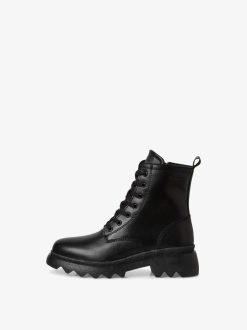 Tamaris Bottine En Cuir - Noir | Bottines