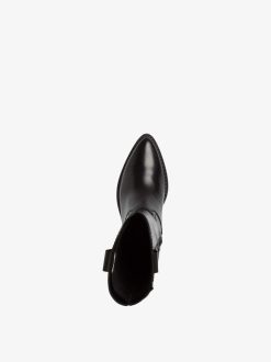 Tamaris Bottine En Cuir - Noir | Bottines