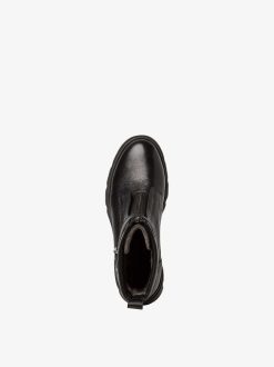 Tamaris Bottine En Cuir - Noir | Bottines