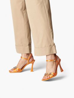 Tamaris Sandale A Talon - Orange | Des Sandales