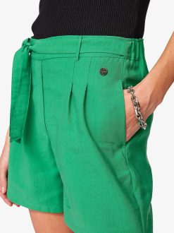 Tamaris Short - Vert | Pantalons Et Jeans