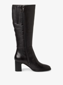 Tamaris Bottes En Cuir - Noir | Bottes