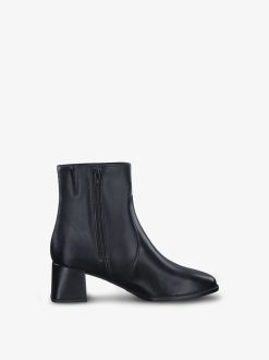 Tamaris Bottine En Cuir - Noir | Bottines