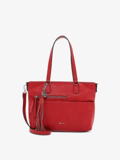 Tamaris Sac Shopping - Rouge | Sacs Et Sacs A Dos