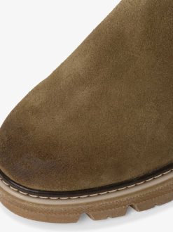 Tamaris Bottine Chelsea En Cuir - Vert | Bottines