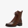 Tamaris Bottine En Cuir - Marron | Bottines