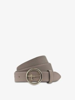 Tamaris Ceinture En Cuir - Gris | Ceintures