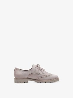 Tamaris Chaussures Basses En Cuir - Gris | Chaussures Basses Et Pantoufles