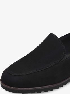 Tamaris Babouche En Cuir - Noir | Chaussures Basses Et Pantoufles