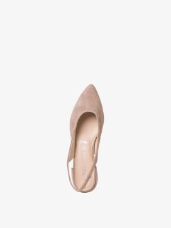 Tamaris Escarpins A Bride En Cuir - Beige | Pompes