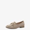 Tamaris Babouche En Cuir - Beige | Chaussures Basses Et Pantoufles