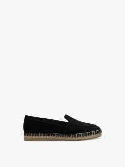 Tamaris Espadrille En Cuir - Noir | Chaussures Basses Et Pantoufles