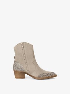 Tamaris Bottine En Cuir - Marron | Bottines