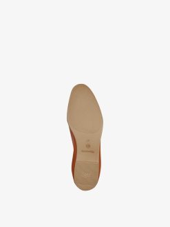 Tamaris Babouche En Cuir - Orange | Chaussures Basses Et Pantoufles