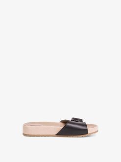 Tamaris Mule En Cuir - Noir | Mules