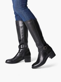 Tamaris Bottes En Cuir - Noir | Bottes