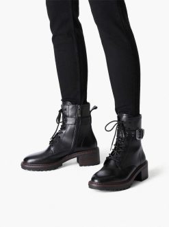 Tamaris Bottine En Cuir - Noir | Bottines