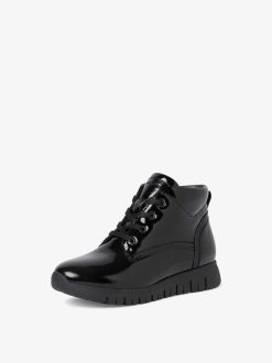 Tamaris Bottine En Cuir - Noir | Bottines