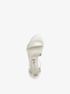 Tamaris Sandale A Talon - Blanc | Des Sandales