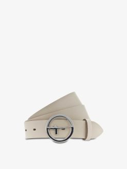 Tamaris Ceinture En Cuir - Beige | Ceintures