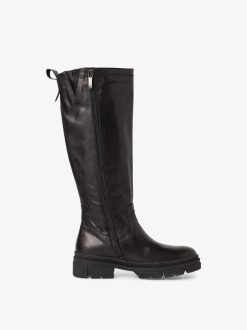 Tamaris Bottes En Cuir - Noir | Bottes