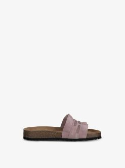 Tamaris Mule En Cuir - Rose | Chaussures D'Ete