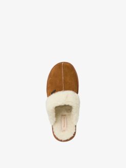 Tamaris Chaussons En Cuir - Beige | Mules