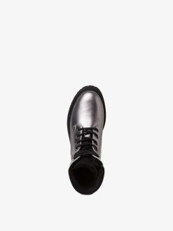 Tamaris Bottine En Cuir - Doublure Chaude Metallisee | Bottines