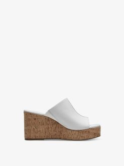 Tamaris Mule En Cuir - Blanc | Mules