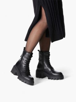 Tamaris Bottine En Cuir - Noir | Bottines