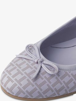 Tamaris Ballerine En Cuir - Violet | Ballerines