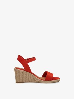 Tamaris Sandale A Talon - Orange | Des Sandales