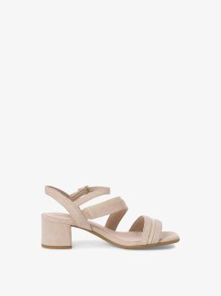 Tamaris Sandale A Talon - Beige | Des Sandales