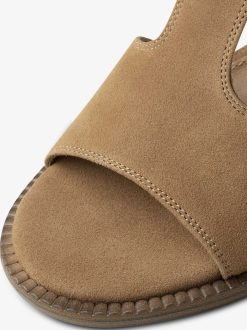 Tamaris Mule En Cuir - Marron | Mules